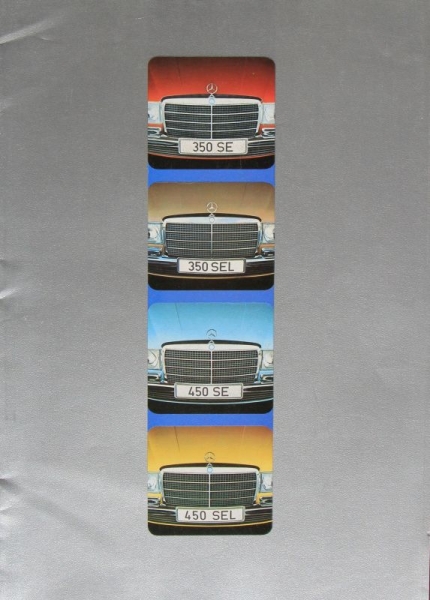 Mercedes-Benz 350 SE 450 SEL Modelprogram 1976 Carbrochure (7908)